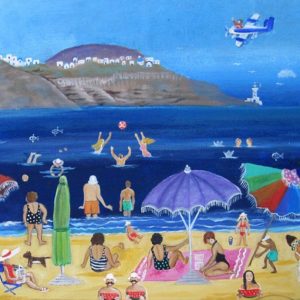 Κολύμπι στη Σαντορίνη - Ρούλη Μπούα